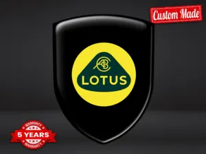 Lotus Badges Auto Perso Max Résistants Stylé Design